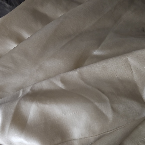 *NWT Wilson Leather trim synthetic silk/Polyester Trench Coat - Picture 5 of 8